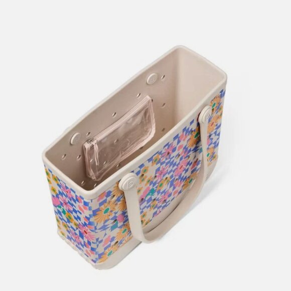 NWT Baby Bogg Bag Tote Bag - Blue Saffron Check'er Out - Picture 3 of 7